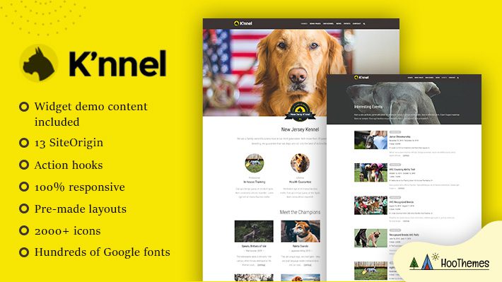 Knnel - Ultimate Dog Breeder WP Theme