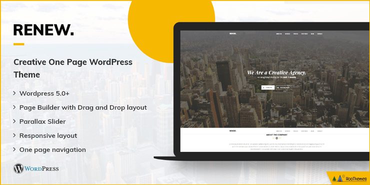 Best Single Page And One Page Wordpress Themes 21