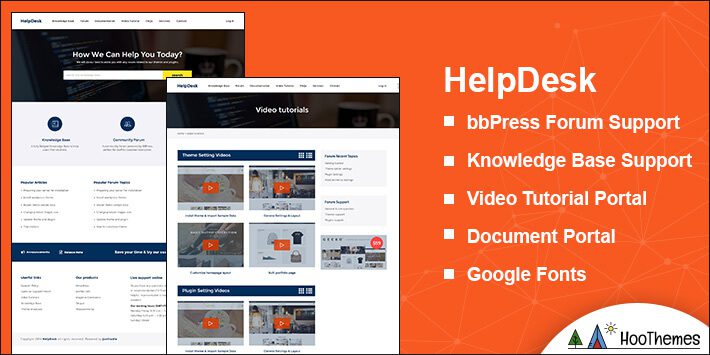 HelpDesk WordPress Theme