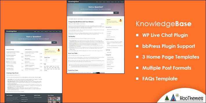 Knowledge Base FAQ WordPress Theme