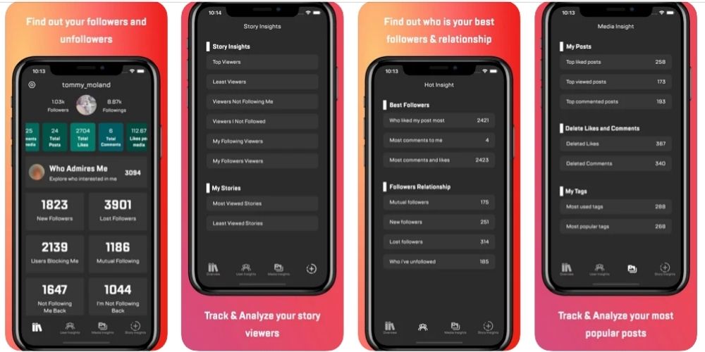 Followers Pro + free app to remove followers