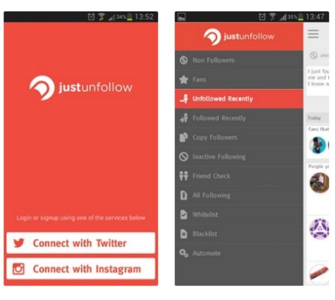 JustUnfollow-simple tool to remove followers