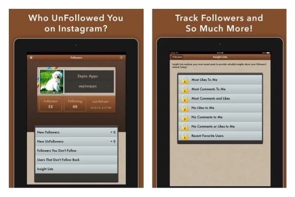 Unfollowers for Instagram-app to remove followers