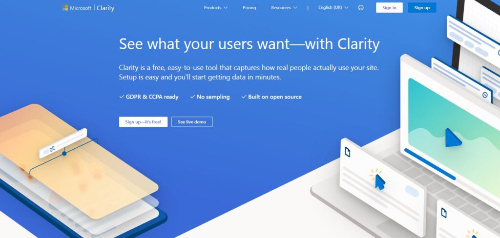 CRO platforms Clarity