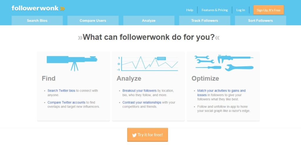 Free Influencer Tools followerwonk