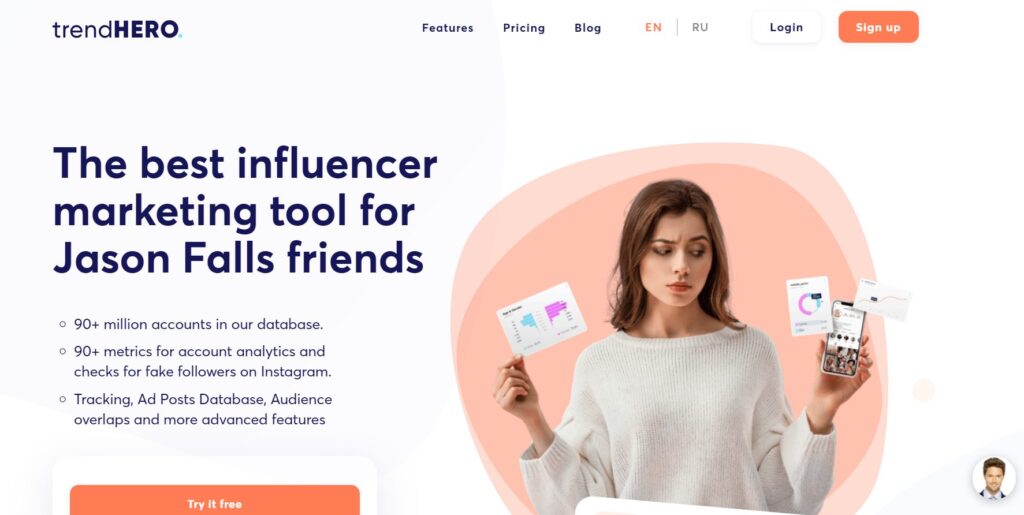 Free Influencer Tools trendHERO