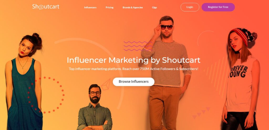 Influencer Marketing Platforms Shoutcart
