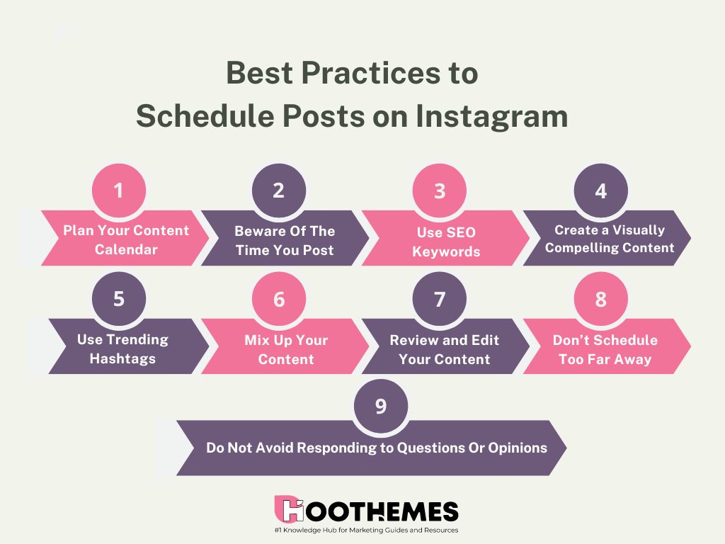 Tips to Schedule Posts on Instagram