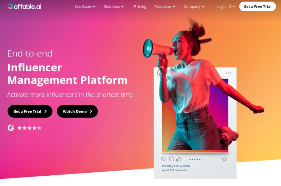 Influencer Marketing Platform affable