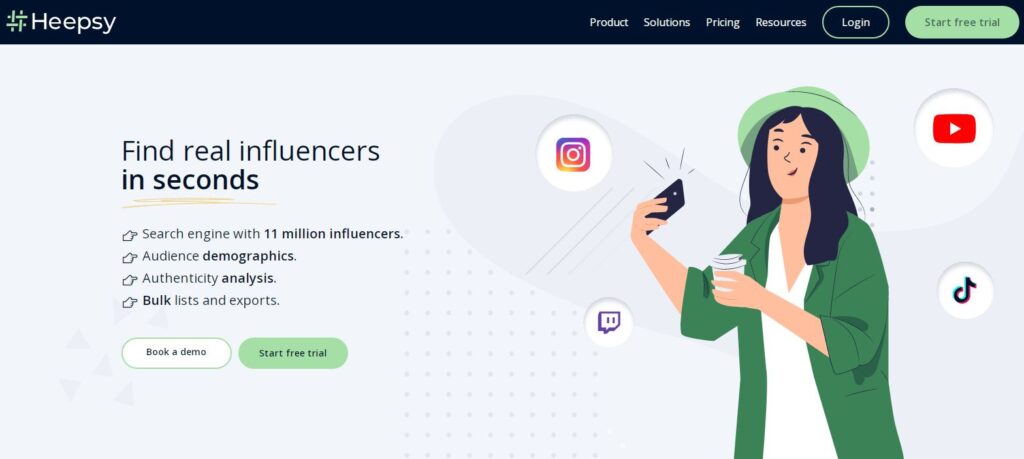 Influencer Marketing Platforms Heepsy