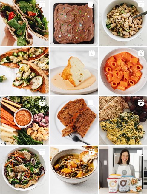 Instagram micro influencer on feed