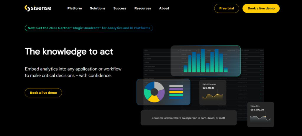 Sisense: Data Analytics Tool for Business