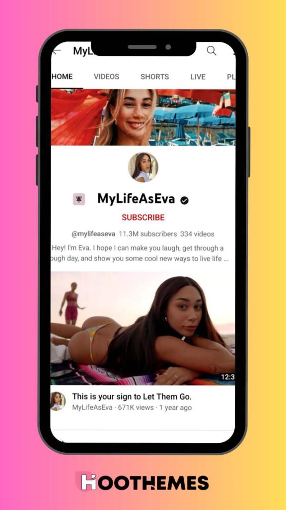 MyLifeAsEva YouTube Feed