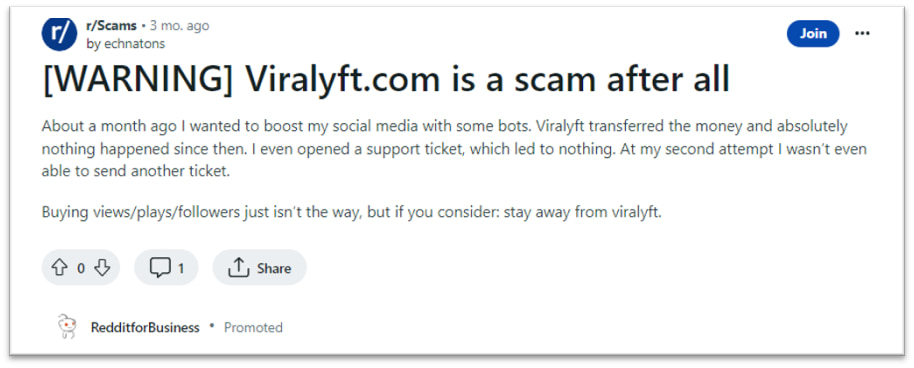 Viralyft Reviews On Reddit