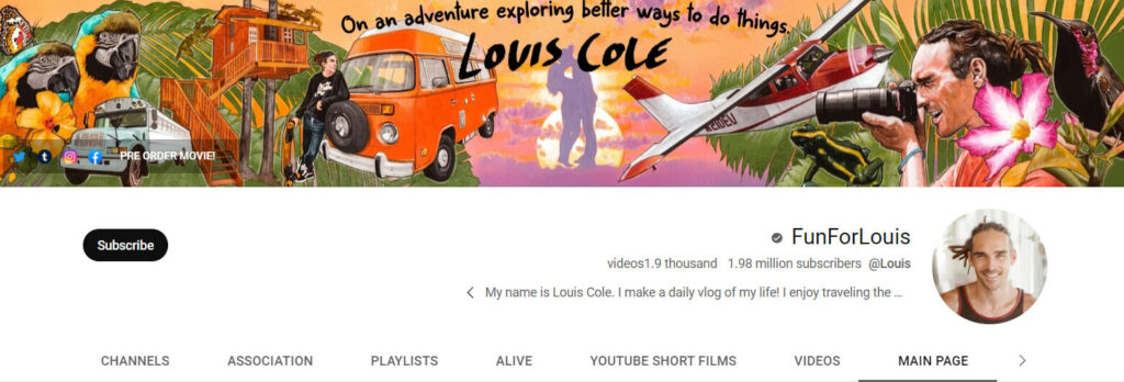 Fun for Louis: Daily Travel Vlogger on YouTube