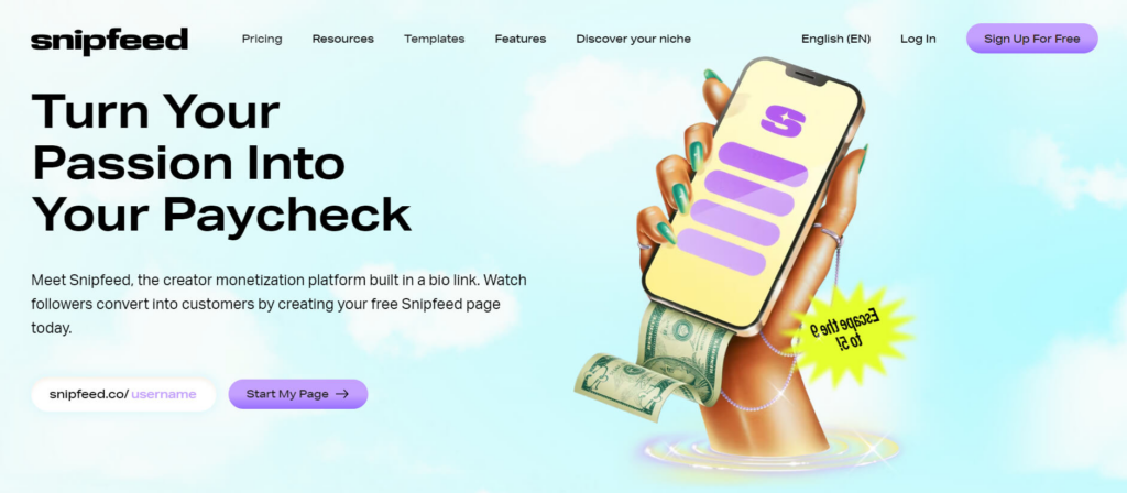Snipfeed: Linktree Alternative Snipfeed: Linktree Alternative
