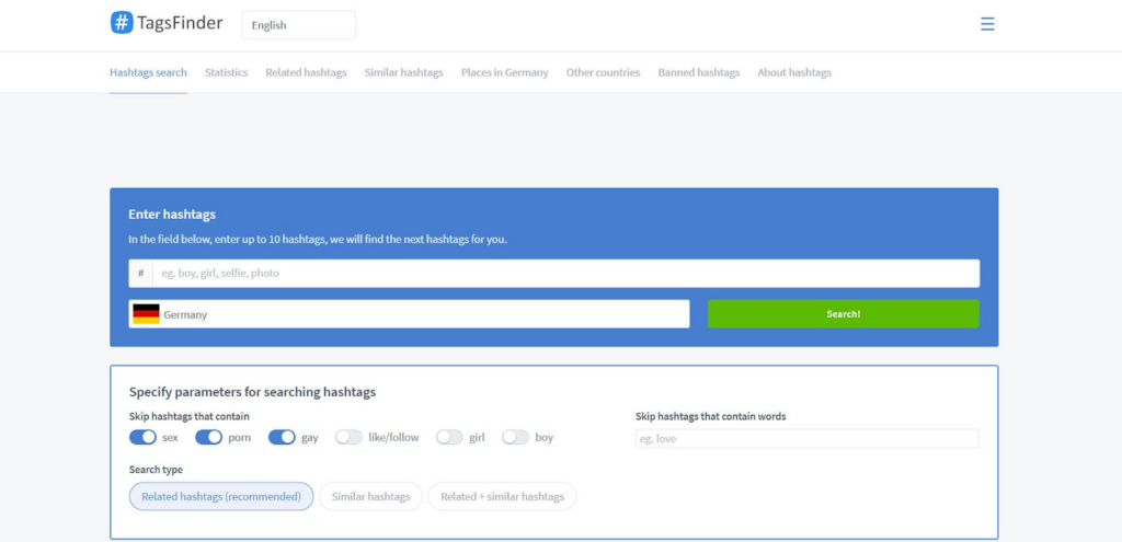 Tagsfinder: Instagram Hashtag Generator Tagsfinder: Instagram Hashtag Generator