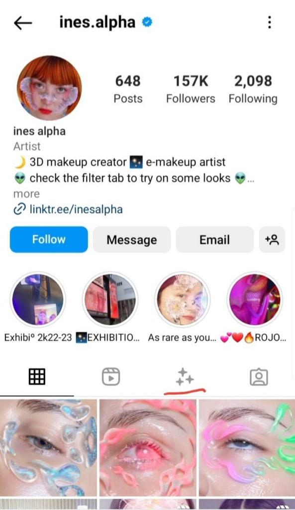 Searching filters of Ines.Alpha on Instagram