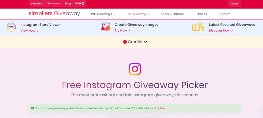 GiveawayJet - How to make instagram giveaway 