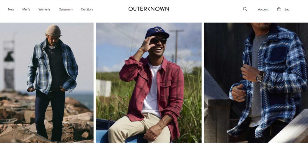 Outerknown men's cothing brand