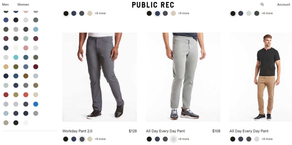 Public Rec Brand : Men’s Clothing Brands