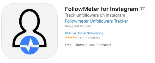 followermeter app to mass unfollow Instagram followings