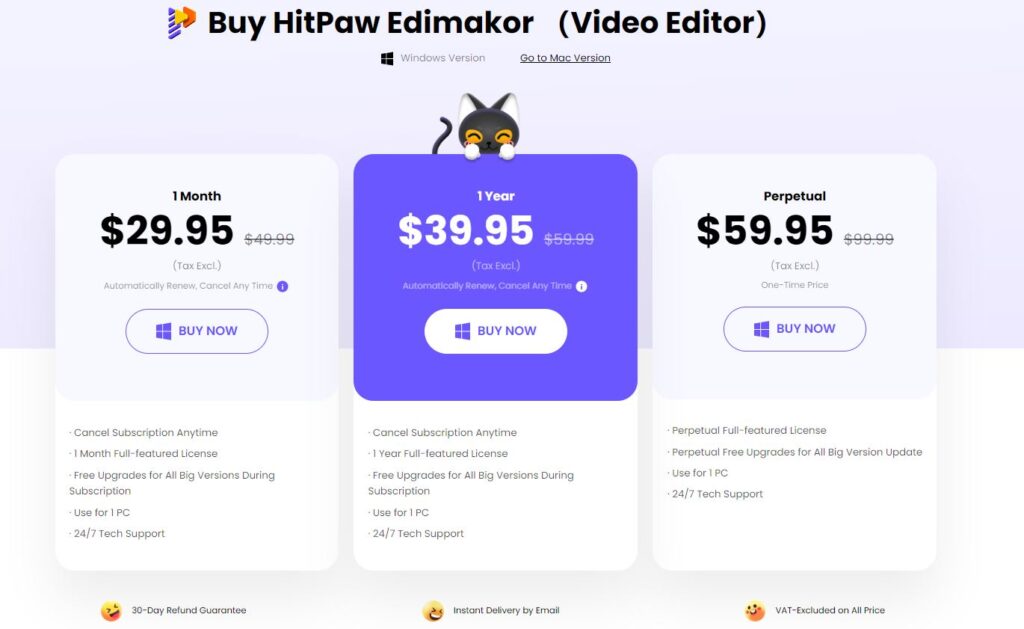 HitPaw Video Conventor Pricing