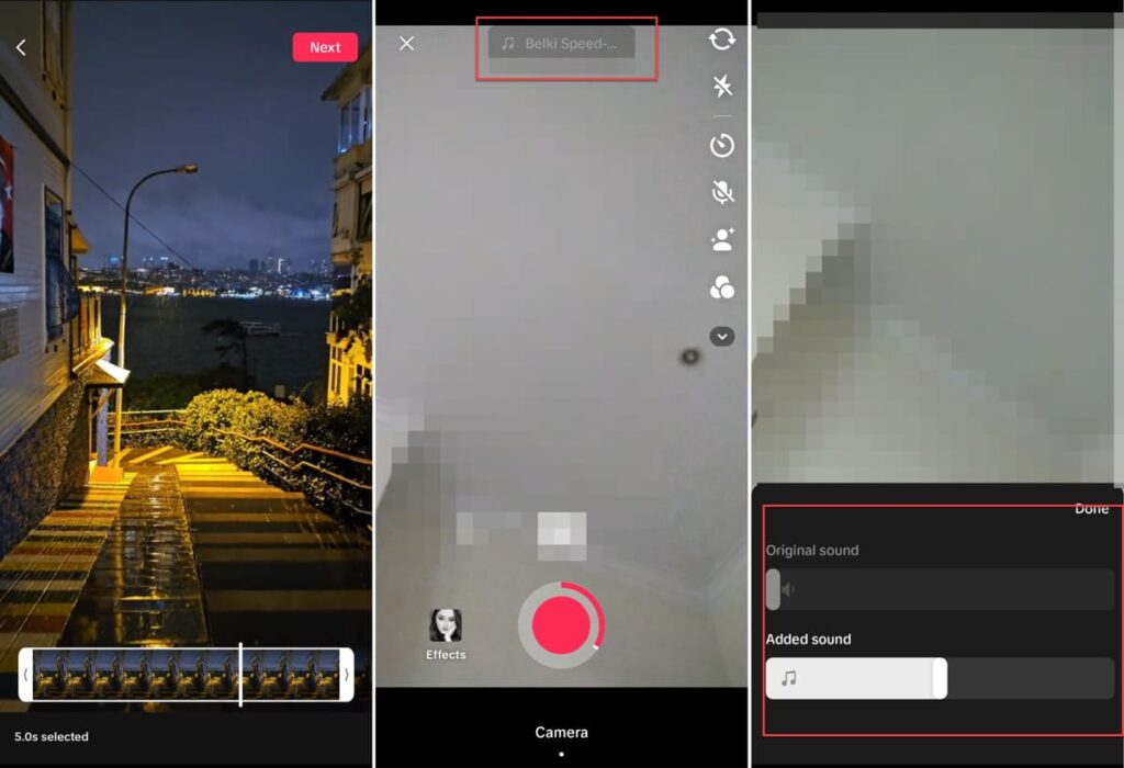 Add Music To TikTok Stitch